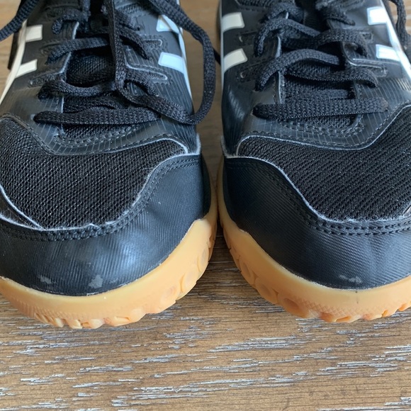 ASICS WOMENS BLACK AND WHITE GEL ROCKET VOLLEYBALL SHOES SIZE 7-1/2 US - Picture 10 of 11